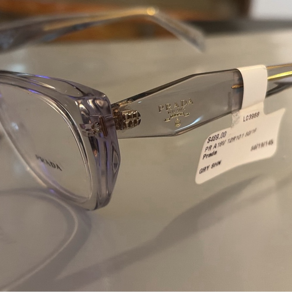 Prada Clear Frame Eyewear